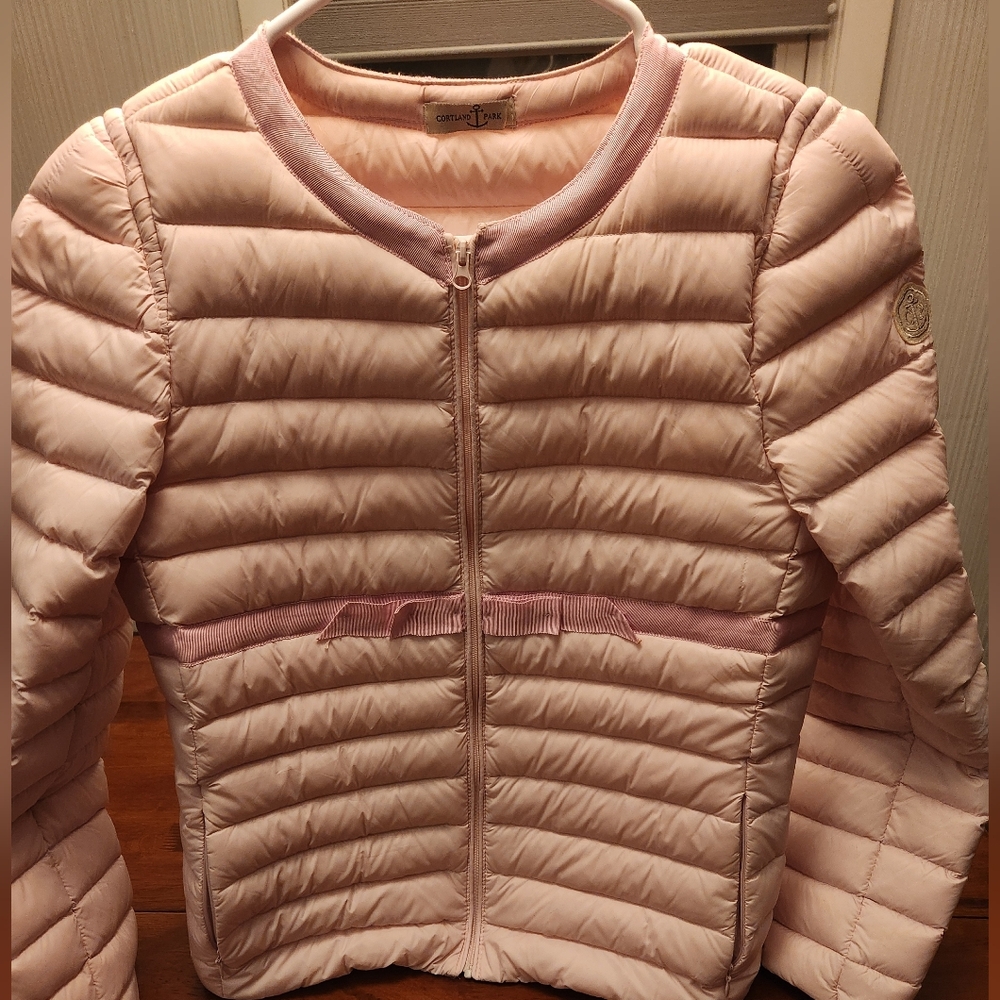 Cortland Pink Puffer Jacket – Size M Balletcore - Picture 2 of 12
